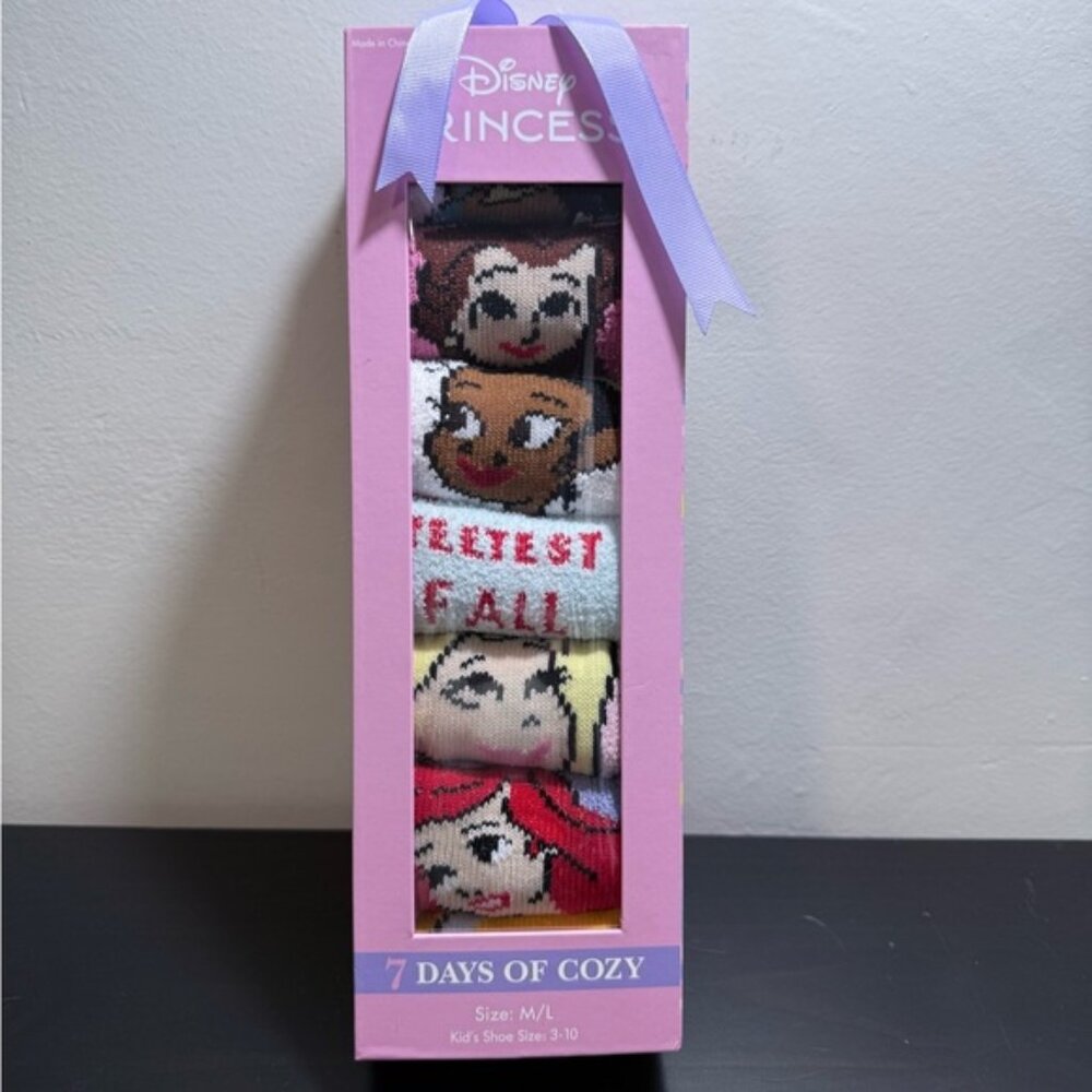 Disney Princess 7 Days‎ of Cozy Socks | NWT & Gift Box